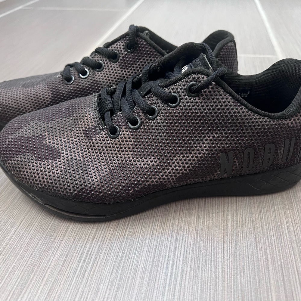 NOBULL Black Athletic Shoes with Breathable Mesh Upper
